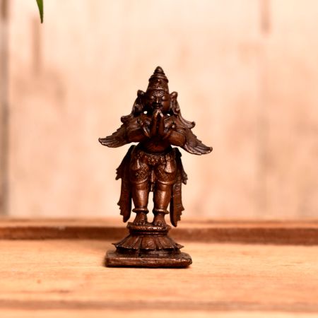 Indian Lord Garuda Copper Statue for Decoration